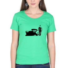 Load image into Gallery viewer, Fast &amp; Furious T-Shirt for Women-Flag Green-Ektarfa.online
