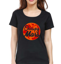 Load image into Gallery viewer, Occupy Mars Elon Musk T-Shirt for Women-Black-Ektarfa.online
