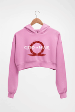 Load image into Gallery viewer, God of War Crop HOODIE FOR WOMEN-Light Baby Pink-Ektarfa.online
