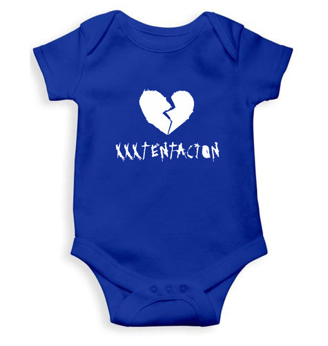 XXXtentacion Kids Romper For Baby Boy/Girl-0-5 Months(18 Inches)-Royal Blue-Ektarfa.online