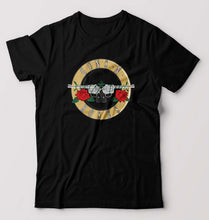 Load image into Gallery viewer, Guns and Roses T-Shirt for Men-Black-Ektarfa.online
