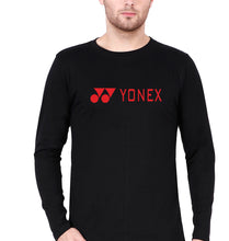 Load image into Gallery viewer, Yonex Full Sleeves T-Shirt for Men-Black-Ektarfa.online
