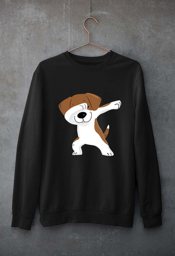 Dab Dog Unisex Sweatshirt for Men/Women-Black-Ektarfa.online