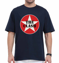 Load image into Gallery viewer, The Clash Oversized T-Shirt for Men-Navy Blue-Ektarfa.online
