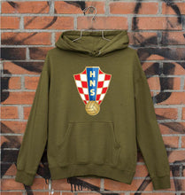 Load image into Gallery viewer, Croatia Football Unisex Hoodie for Men/Women-Olive Green-Ektarfa.online

