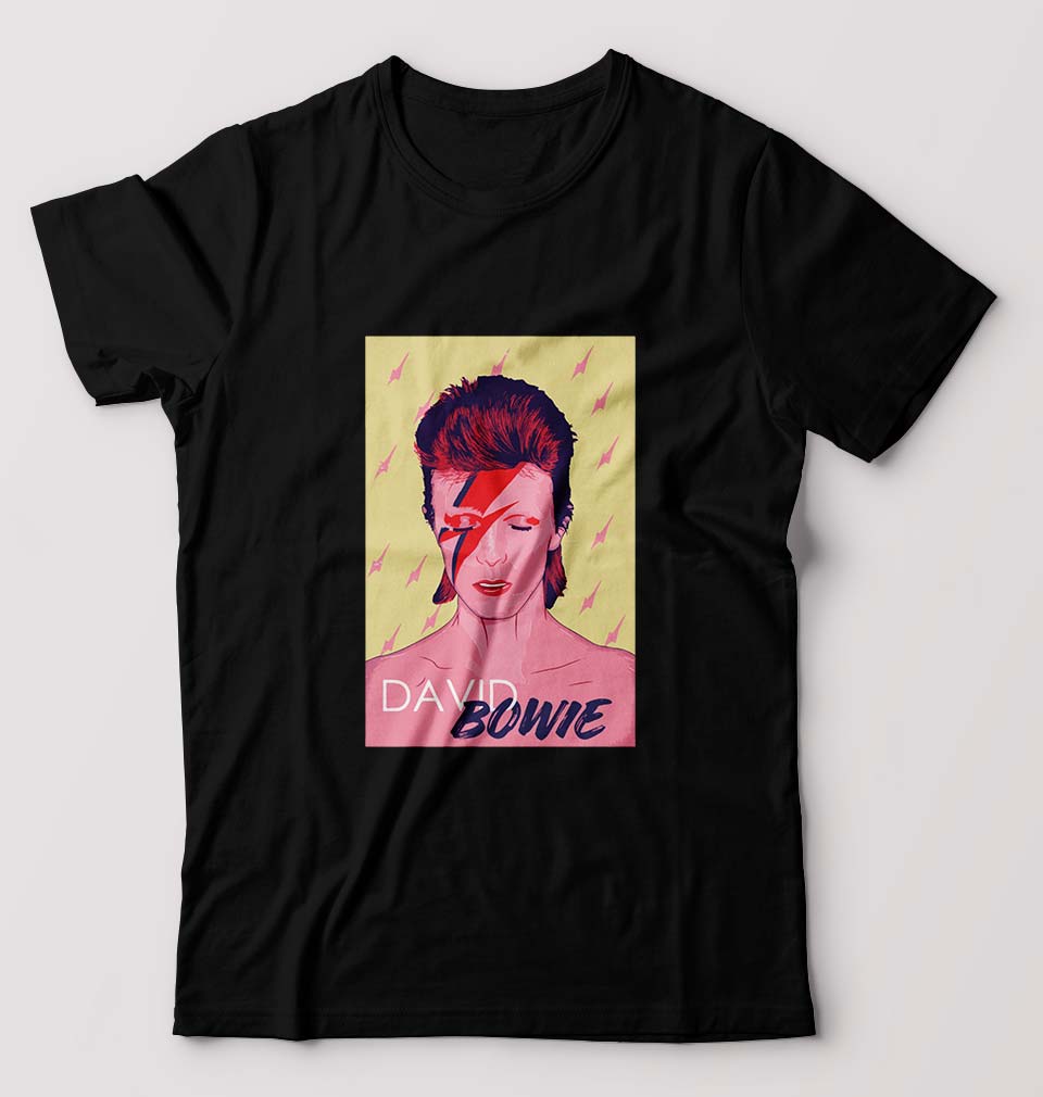 David Bowie T-Shirt for Men-Black-Ektarfa.online