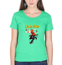 Load image into Gallery viewer, Circle Jerks T-Shirt for Women-Flag Green-Ektarfa.online
