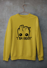 Load image into Gallery viewer, Groot Unisex Sweatshirt for Men/Women-Mustard Yellow-Ektarfa.online
