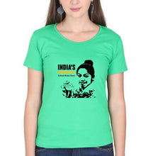 Load image into Gallery viewer, Chanu Saikhom Mirabai T-Shirt for Women-Flag Green-Ektarfa.online
