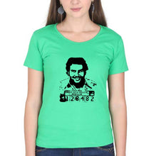 Load image into Gallery viewer, Pablo Escobar T-Shirt for Women-Flag Green-Ektarfa.online

