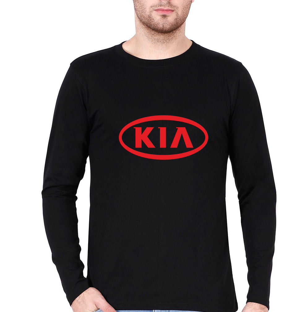 Kia Full Sleeves T-Shirt for Men-Black-Ektarfa.online