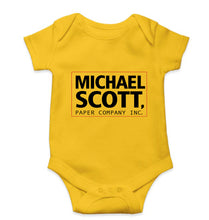 Load image into Gallery viewer, Michael Scott Kids Romper For Baby Boy/Girl-Yellow-Ektarfa.online
