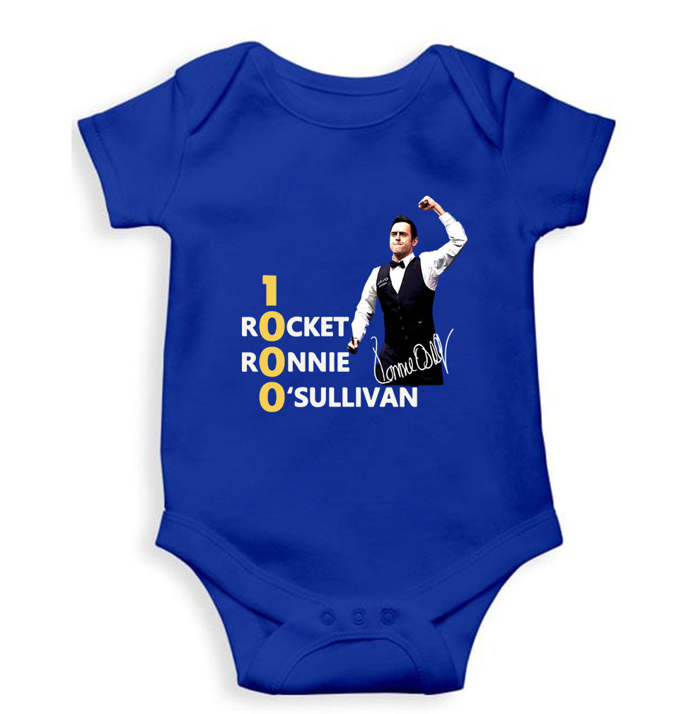 Ronnie O'Sullivan Snooker Kids Romper For Baby Boy/Girl-0-5 Months(18 Inches)-Royal Blue-Ektarfa.online