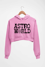 Load image into Gallery viewer, Astroworld Travis Scott Crop HOODIE FOR WOMEN-Light Baby Pink-Ektarfa.online
