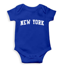 Load image into Gallery viewer, New York Kids Romper For Baby Boy/Girl-Royal Blue-Ektarfa.online
