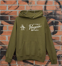 Load image into Gallery viewer, Penguin Unisex Hoodie for Men/Women-Olive Green-Ektarfa.online

