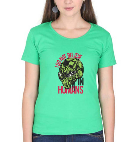 Alien T-Shirt for Women-Flag Green-Ektarfa.online