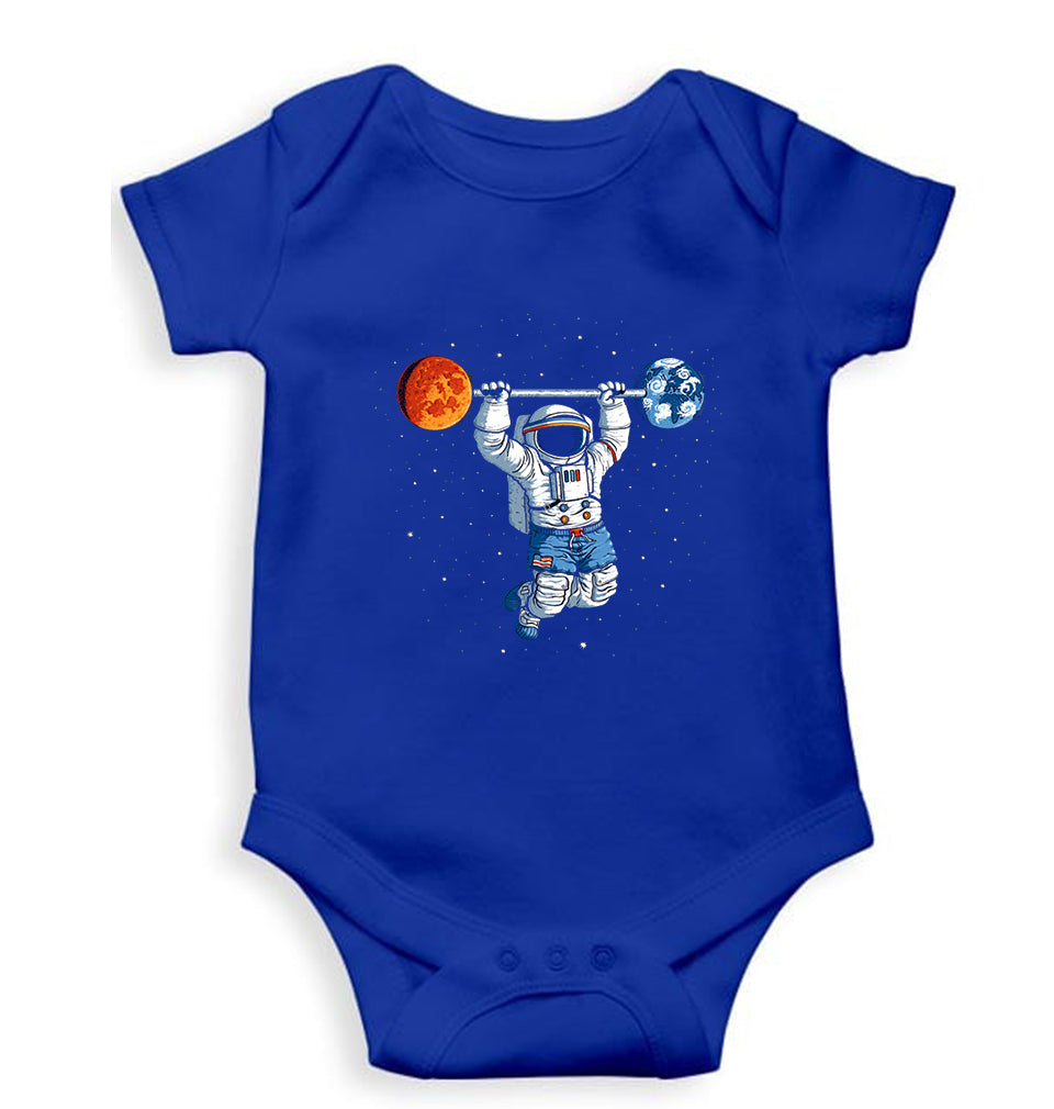 Gym Kids Romper For Baby Boy/Girl-Royal Blue-Ektarfa.online