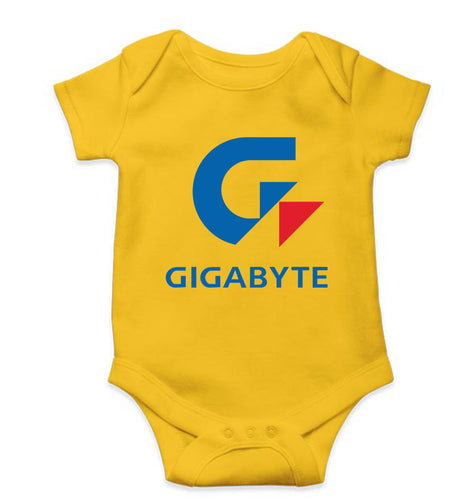 Gigabyte Kids Romper For Baby Boy/Girl-Yellow-Ektarfa.online