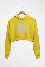 Load image into Gallery viewer, X-Men Mutant Crop HOODIE FOR WOMEN-Mustard Yellow-Ektarfa.online
