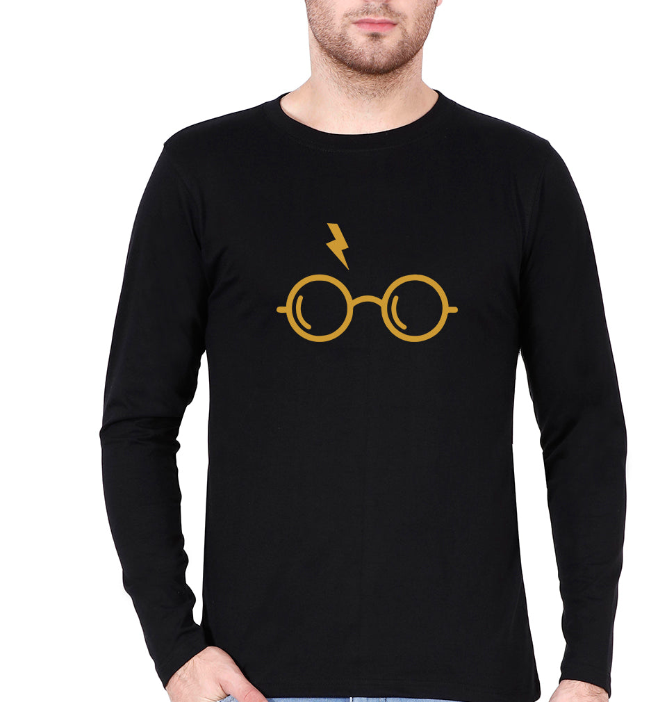 Harry Potter Full Sleeves T-Shirt for Men-Black-Ektarfa.online