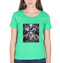Load image into Gallery viewer, Moon Knight T-Shirt for Women-Flag Green-Ektarfa.online

