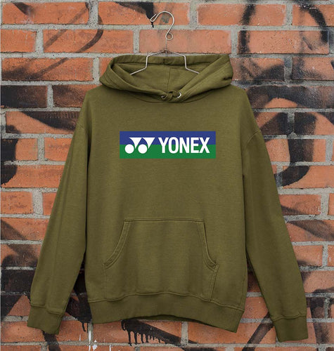 Yonex Unisex Hoodie for Men/Women-Olive Green-Ektarfa.online