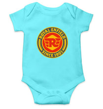 Load image into Gallery viewer, Royal Enfield Kids Romper Kids Romper For Baby Boy/Girl-0-5 Months(18 Inches)-Sky Blue-Ektarfa.online
