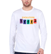 Load image into Gallery viewer, Evolution Football Mobile Full Sleeves T-Shirt for Men-White-Ektarfa.online
