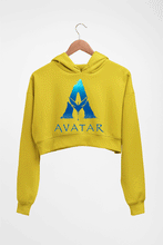 Load image into Gallery viewer, Avatar Crop HOODIE FOR WOMEN-Mustard Yellow-Ektarfa.online
