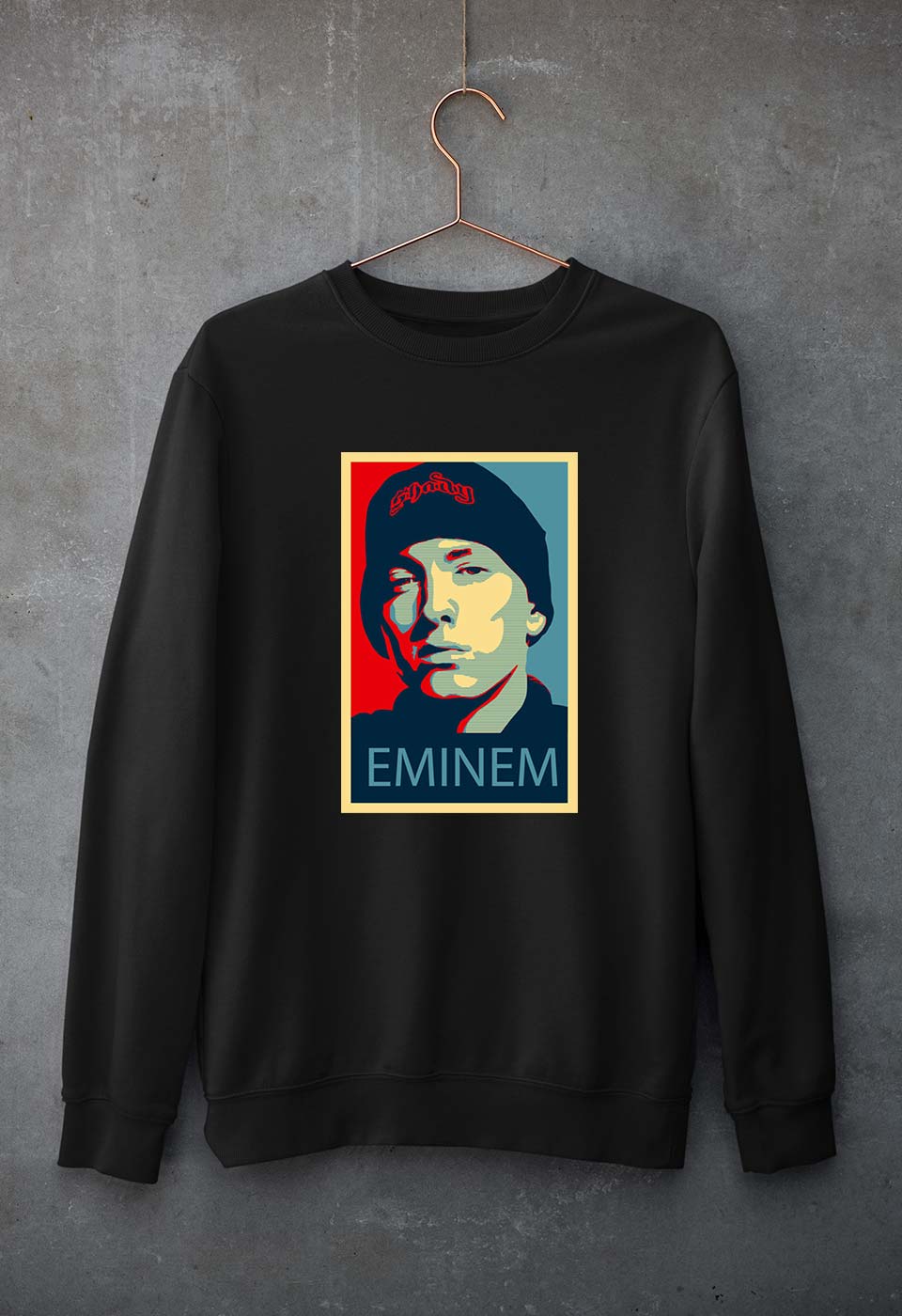 EMINEM Unisex Sweatshirt for Men/Women-Black-Ektarfa.online