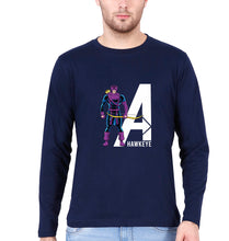 Load image into Gallery viewer, Hawkeye Full Sleeves T-Shirt for Men-Navy Blue-Ektarfa.online
