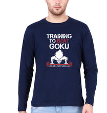 Load image into Gallery viewer, Goku Gym Full Sleeves T-Shirt for Men-Navy Blue-Ektarfa.online
