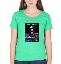 Load image into Gallery viewer, 2001 A Space Odyssey T-Shirt for Women-Flag Green-Ektarfa.online
