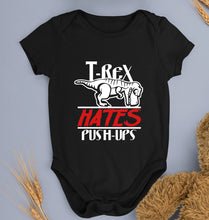 Load image into Gallery viewer, T-Rex Gym Funny Kids Romper For Baby Boy/Girl-Black-Ektarfa.online
