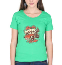 Load image into Gallery viewer, Poker T-Shirt for Women-Flag Green-Ektarfa.online
