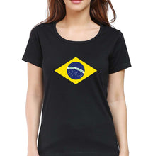 Load image into Gallery viewer, Brazil T-Shirt for Women-Black-Ektarfa.online
