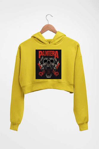 Pantera Crop HOODIE FOR WOMEN-Mustard yellow-Ektarfa.online