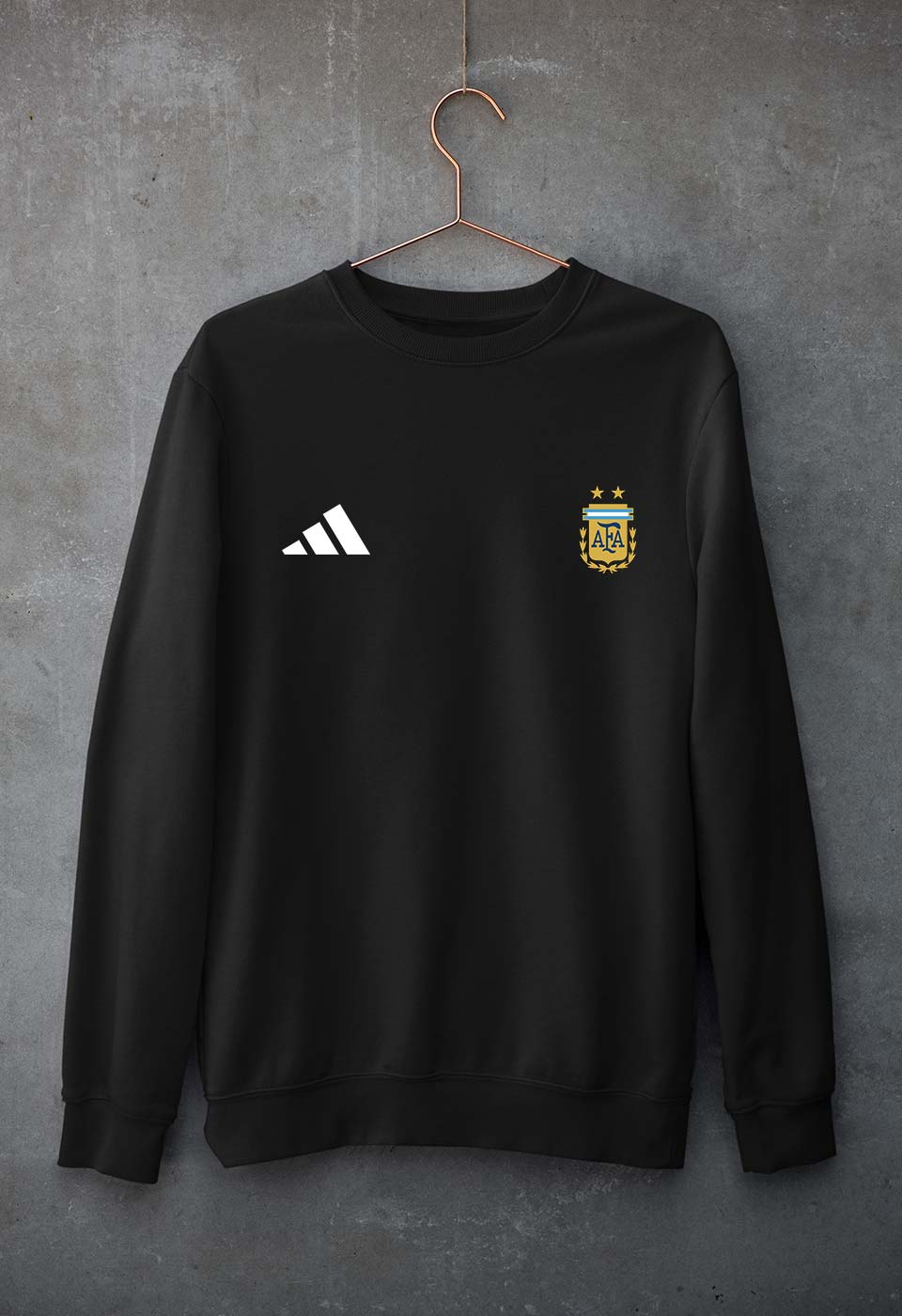 Argentina Football Unisex Sweatshirt for Men/Women-Black-Ektarfa.online