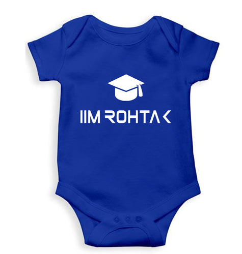 IIM Rohtak Kids Romper For Baby Boy/Girl-Royal Blue-Ektarfa.online