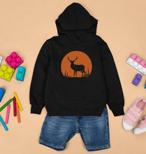 Load image into Gallery viewer, Deer Kids Hoodie for Boy/Girl-Black-Ektarfa.online
