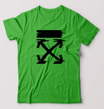 Load image into Gallery viewer, Off White Tee T-Shirt for Men-flag green-Ektarfa.online
