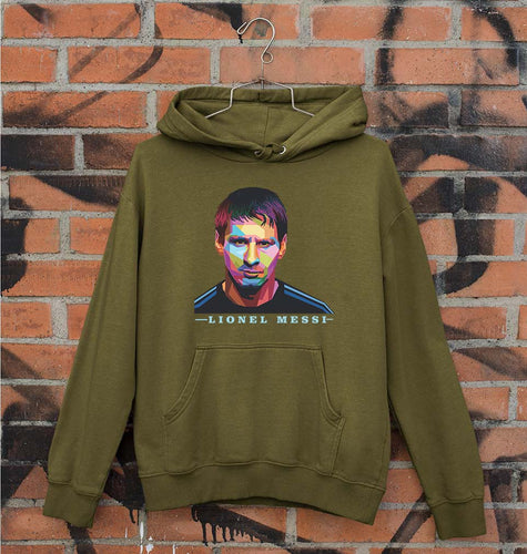 Messi Unisex Hoodie for Men/Women-Olive Green-Ektarfa.online
