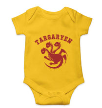 Load image into Gallery viewer, House Targaryen (GOT) Kids Romper For Baby Boy/Girl-0-5 Months(18 Inches)-Yellow-Ektarfa.online
