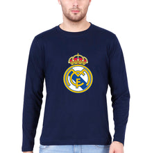 Load image into Gallery viewer, Real Madrid Full Sleeves T-Shirt for Men-Navy Blue-Ektarfa.online
