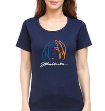 Load image into Gallery viewer, John Lennon T-Shirt for Women-Navy Blue-Ektarfa.online
