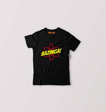 Load image into Gallery viewer, Sheldon Cooper Bazinga Kids T-Shirt for Boy/Girl-Black-Ektarfa.online
