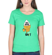 Load image into Gallery viewer, Shit T-Shirt for Women-Flag Green-Ektarfa.online
