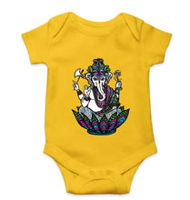 Load image into Gallery viewer, Psychedelic Ganesha Kids Romper For Baby Boy/Girl-Yellow-Ektarfa.online
