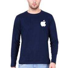 Load image into Gallery viewer, Apple Full Sleeves T-Shirt for Men-Navy Blue-Ektarfa.online
